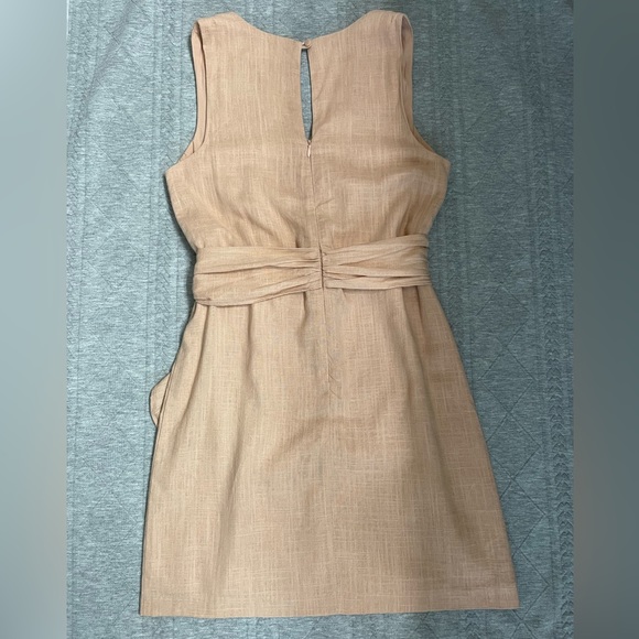 NEW! Sunday in Brooklyn Anthropologie - XXS Blush Colored Linen Dress - Picture 2 of 11